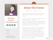 Tablet Screenshot of fawnzcreative.com